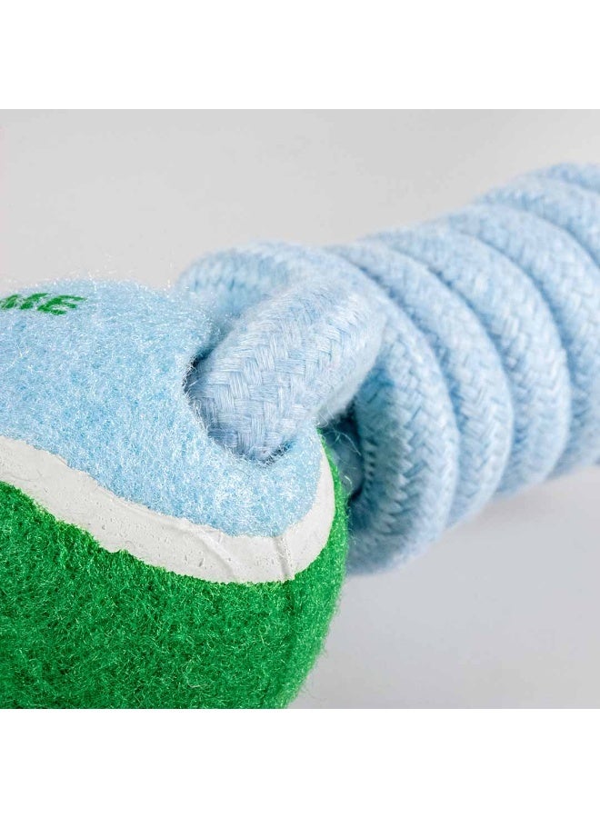 Ebi Coockoo Catch Me Ball With Rope Loop Dog Fetch Toy - Blue/6x45x6cm - Image 5