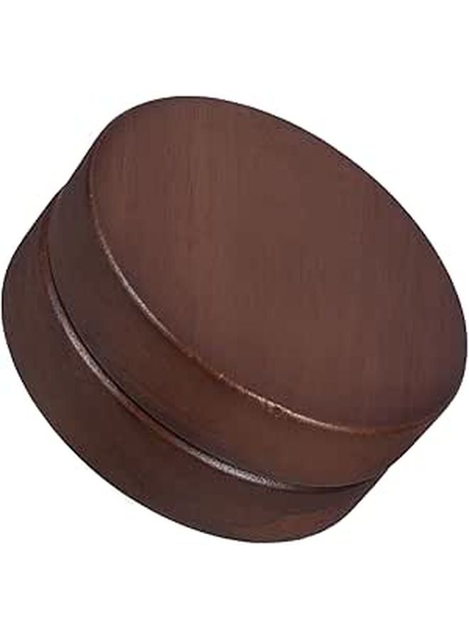 Wooden Car Ashtray With Stainless Steel Liner Portable Travel Ashtray For Smokers - Image 1