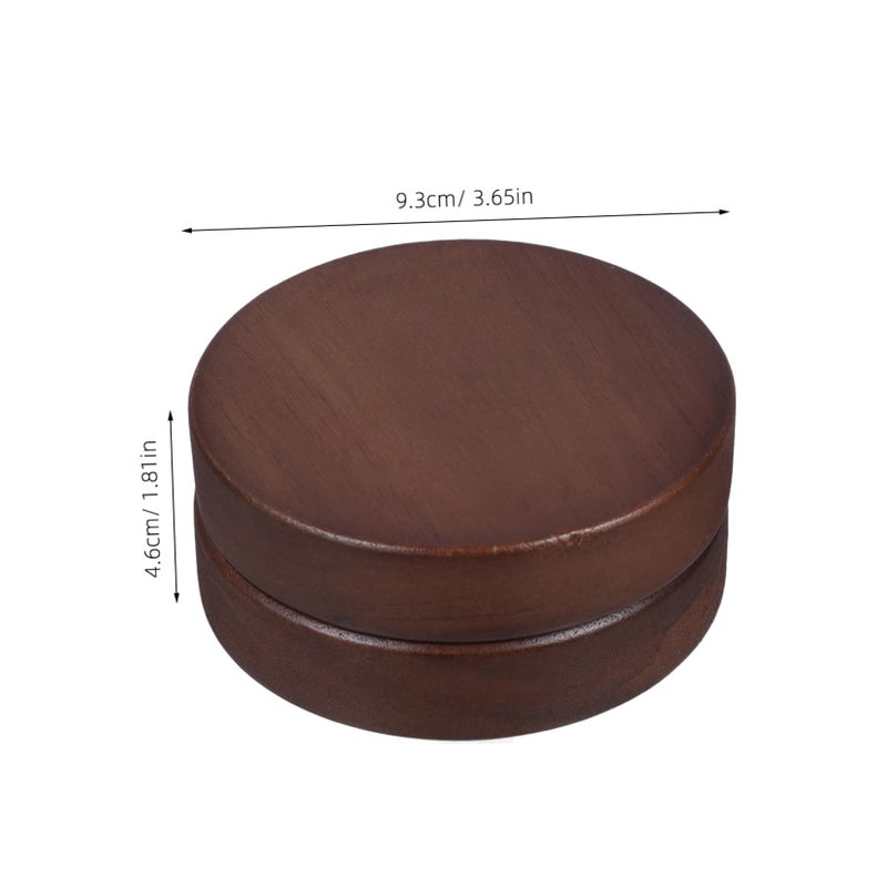Wooden Car Ashtray With Stainless Steel Liner Portable Travel Ashtray For Smokers - Image 3