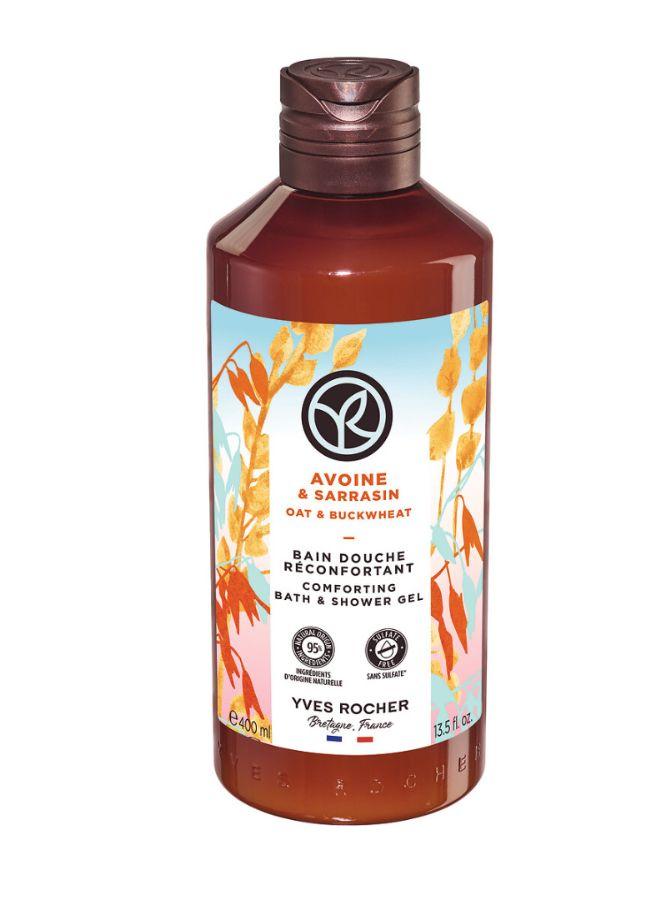 Yves Rocher BATH AND SHOWER OAT MILK AND BUCKWHEAT 400ML - Image 1
