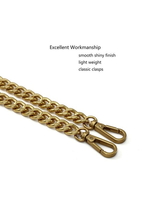 Xiazw 47'' Light Metal Crossbody Purse Chain Straps Replacement for Bag Handbag (Antique Gold) - Image 3