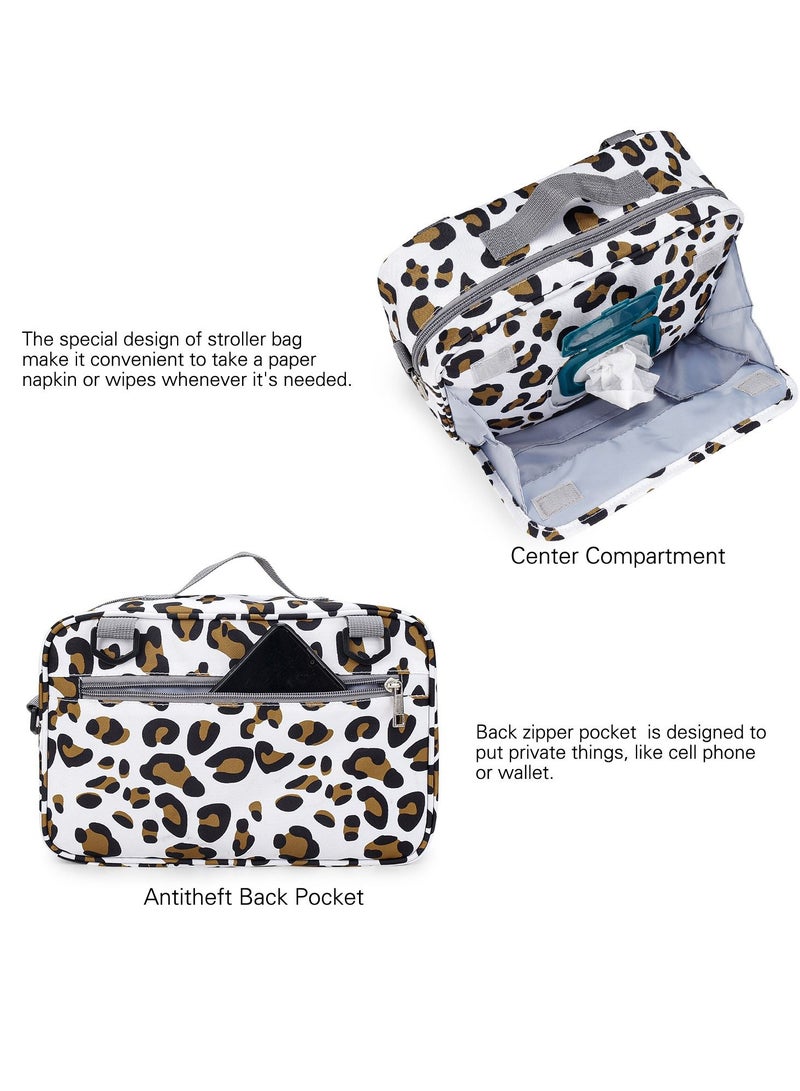 Gonice Baby stroller hanging bag car hanging bag milk bottle diaper pants large-capacity storage bag - Image 5