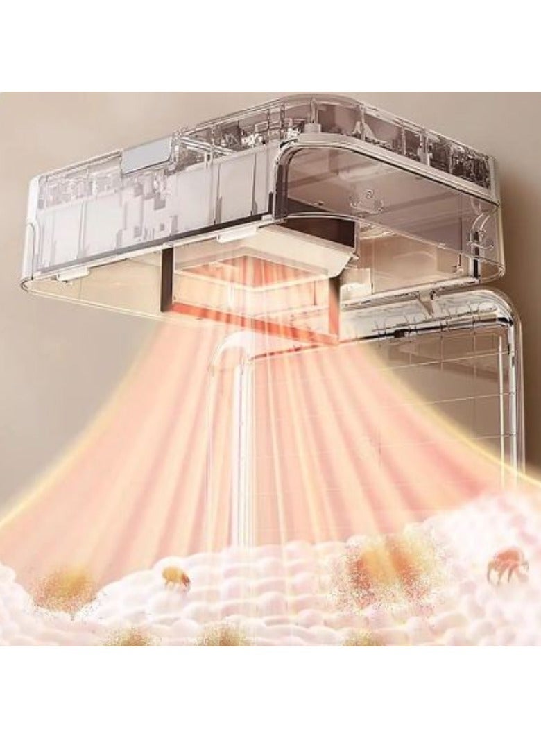 AROAQ Portable Clothes Dryer Electric Dryer Stretchable Foldable Large Capacity Laundry Dryer Machine with Dryer Bag and Time Setting - Image 4