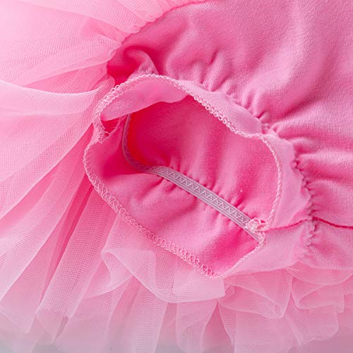 Jane Shine Baby Girls Tutu Skirt, Infant Tulle Tutus, Newborn Soft Skirts for Toddlers Pink - Image 5