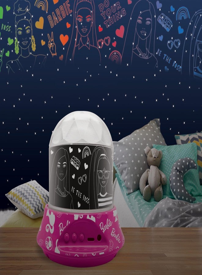 LEXiBOOK, Mattel Barbie, Night Light with Projection and Sound Effects Barbie, Pink, NLJ035BB - Image 4