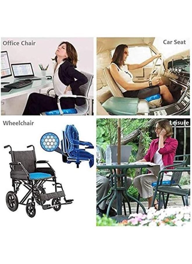Generic - Egg Sitter Seat Cushion With Non-Slip Cover Breathable Honeycomb Design Absorbs Pressure Points - Image 1