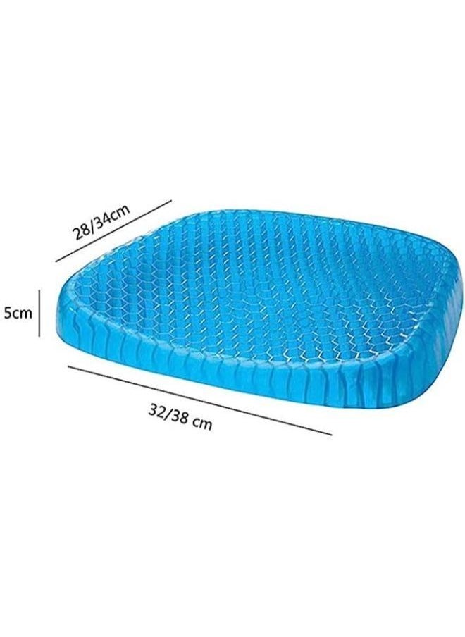 Generic - Egg Sitter Seat Cushion With Non-Slip Cover Breathable Honeycomb Design Absorbs Pressure Points - Image 1