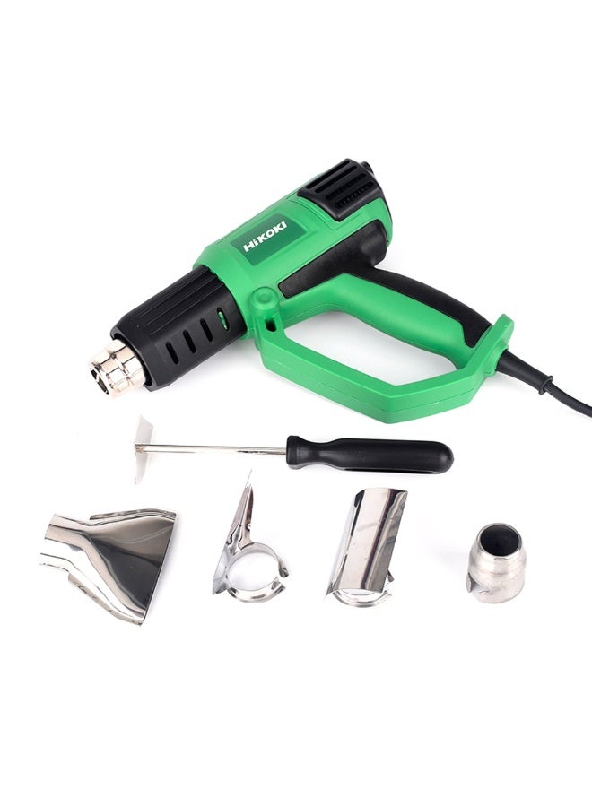 Hikoki مسدس حرارة متغير هيكوك RH650VE6Z مع شاشة رقمية LCD، محرك قوي 2000 واط، تصميم خفيف الوزن 0.79 كجم – مسدس هواء ساخن احترافي لإزالة الطلاء، تغليف الانكماش، لحام البلاستيك والأعمال اليدوية - Image 2