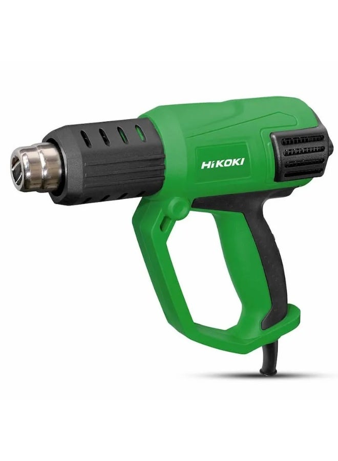 Hikoki مسدس حرارة متغير هيكوك RH650VE6Z مع شاشة رقمية LCD، محرك قوي 2000 واط، تصميم خفيف الوزن 0.79 كجم – مسدس هواء ساخن احترافي لإزالة الطلاء، تغليف الانكماش، لحام البلاستيك والأعمال اليدوية - Image 1