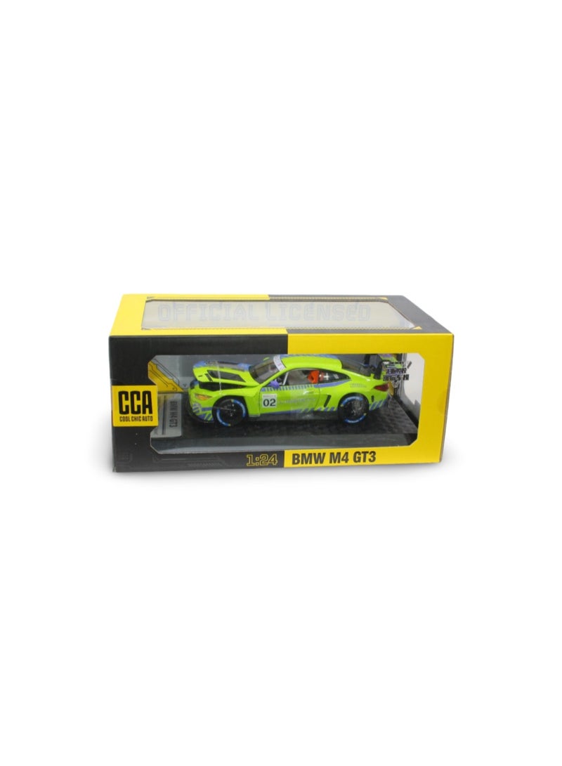 سي سي أيه سيارة BMW M4 GT3 بمقياس 1:24 من CCA - لون أخضر - Image 1