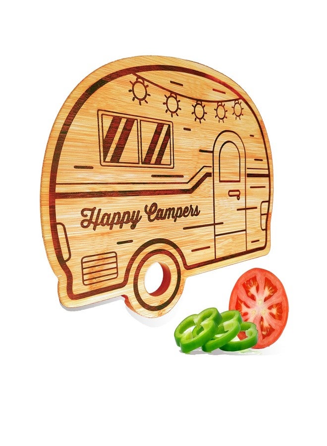 Haigoo Rv Camper Cutting Board, Unique Cutting Boards for Kitchen, Practical Charcuterie Boards Rv Holiday Gifts, Wood Camping Gifts for Women, Small Camper Kitchen Essentials for Rv Camper Lovers - Image 1