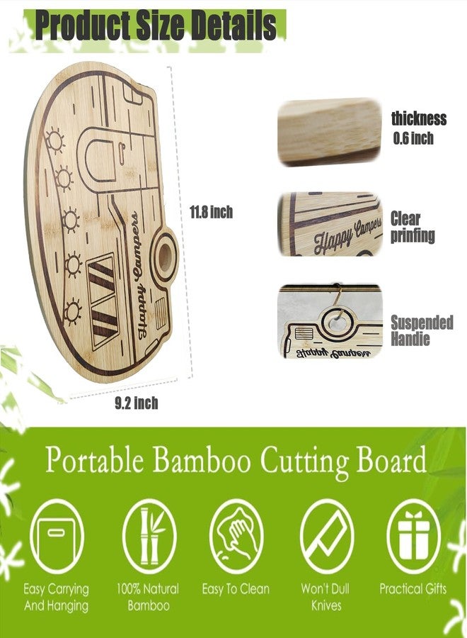 Haigoo Rv Camper Cutting Board, Unique Cutting Boards for Kitchen, Practical Charcuterie Boards Rv Holiday Gifts, Wood Camping Gifts for Women, Small Camper Kitchen Essentials for Rv Camper Lovers - Image 3