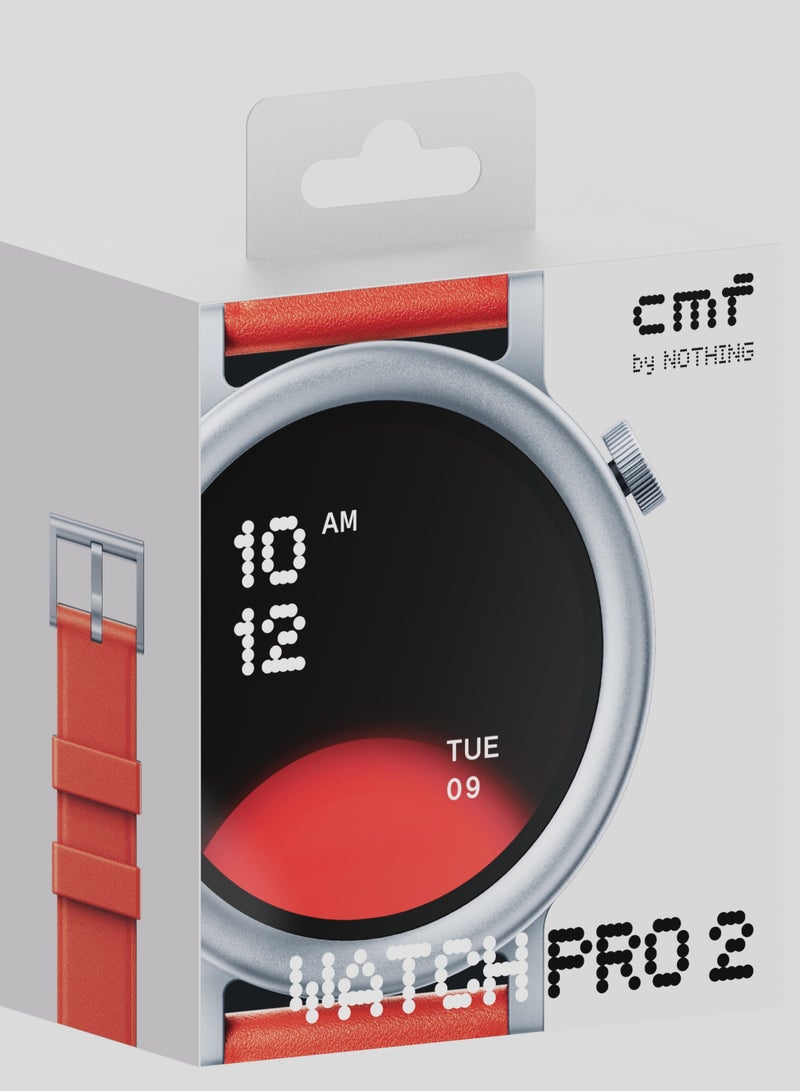 CMF Watch Pro 2, 1.32" AMOLED Display, Built-in multi-system GPS, 120 Sports Modes, Smart Sleep Algorithm, Bluetooth calling with AI noise reduction, Official Authorization, Orange - Image 4