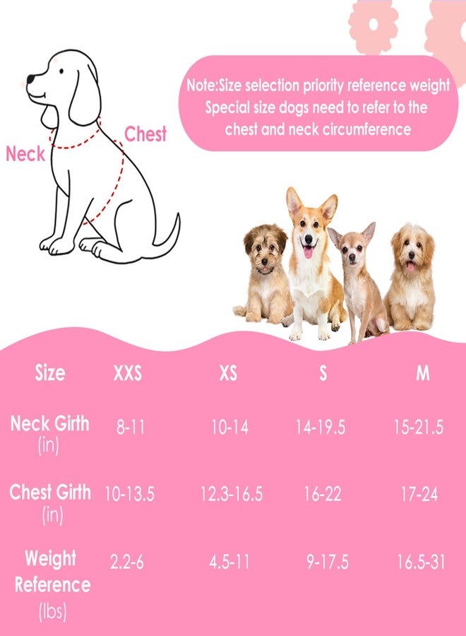 Lukovee No Pull Small Dog Harness with Leash - Lightweight Soft Puppy Vest Harnesses, Adjustable Pet Harnesses for Puppy Small Dogs (Pink, S) - Image 4