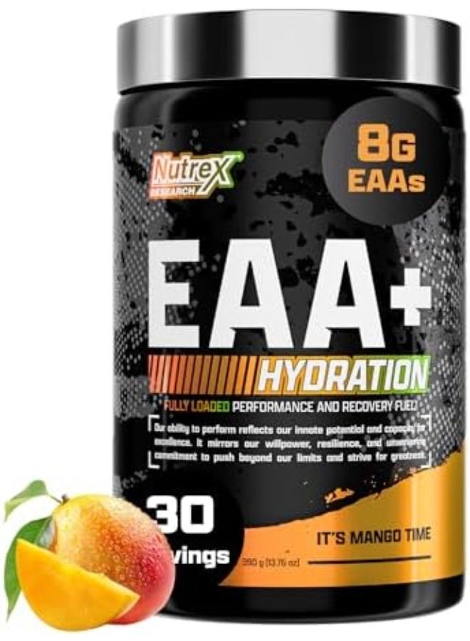 Nutrex Research NUTREX EAA + Hydration 390g – It’s Mango Time Flavor – 30 Servings - Image 1