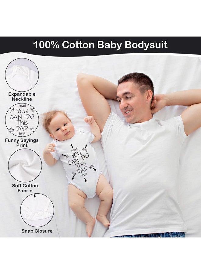 GiftPeak New Dad Gifts, 9 Pcs First Time Father’s Day Box, Birthday Gifts for Men with Tumbler Hat Onesie Socks Keychain Thanks Card Gift Box, Best Gifts for Dad Birthday from Daughter Son - Image 4