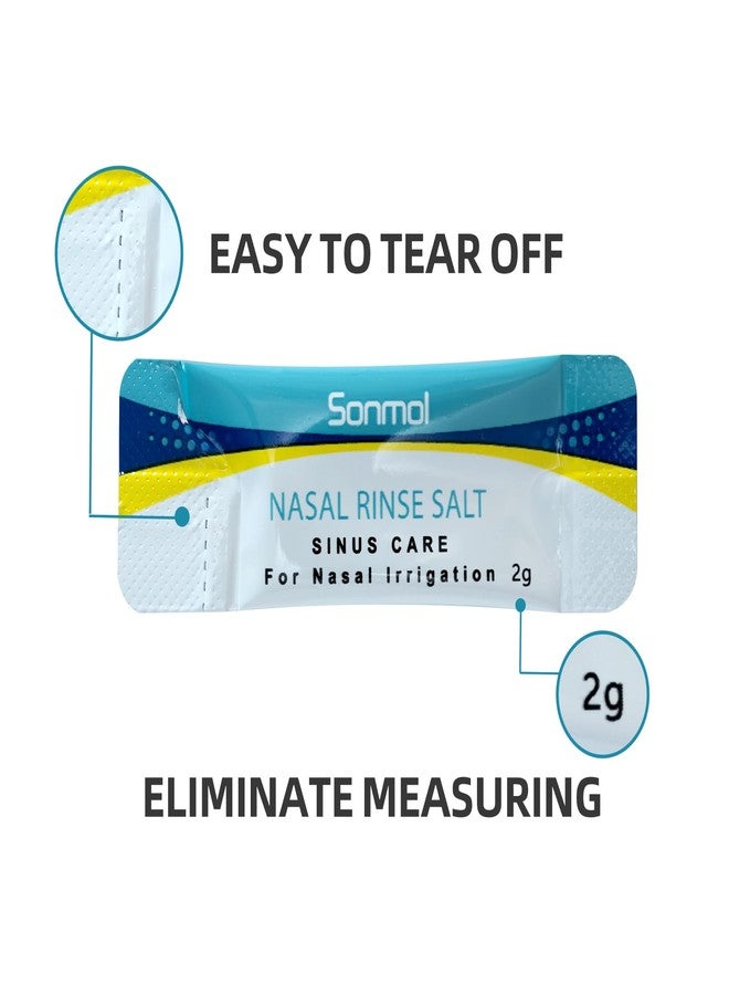 Sonmol 100 Saline Packets for Nasal Rinse - Image 2