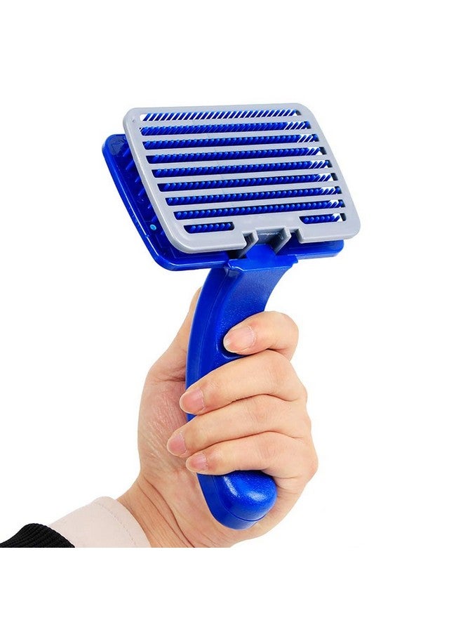 SRI Dog Plastic Slicker Brush With Press Key - Image 3