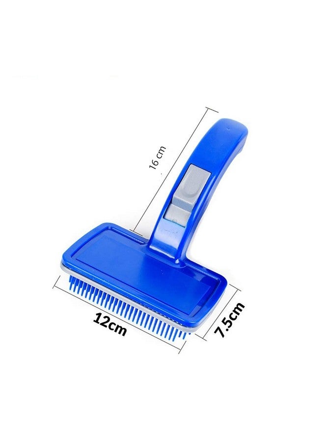 SRI Dog Plastic Slicker Brush With Press Key - Image 4