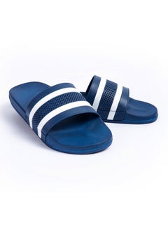 Onda Navy Flat Slide Slipper for Men  - Image 4