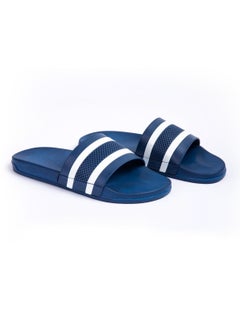 Onda Navy Flat Slide Slipper for Men  - Image 1