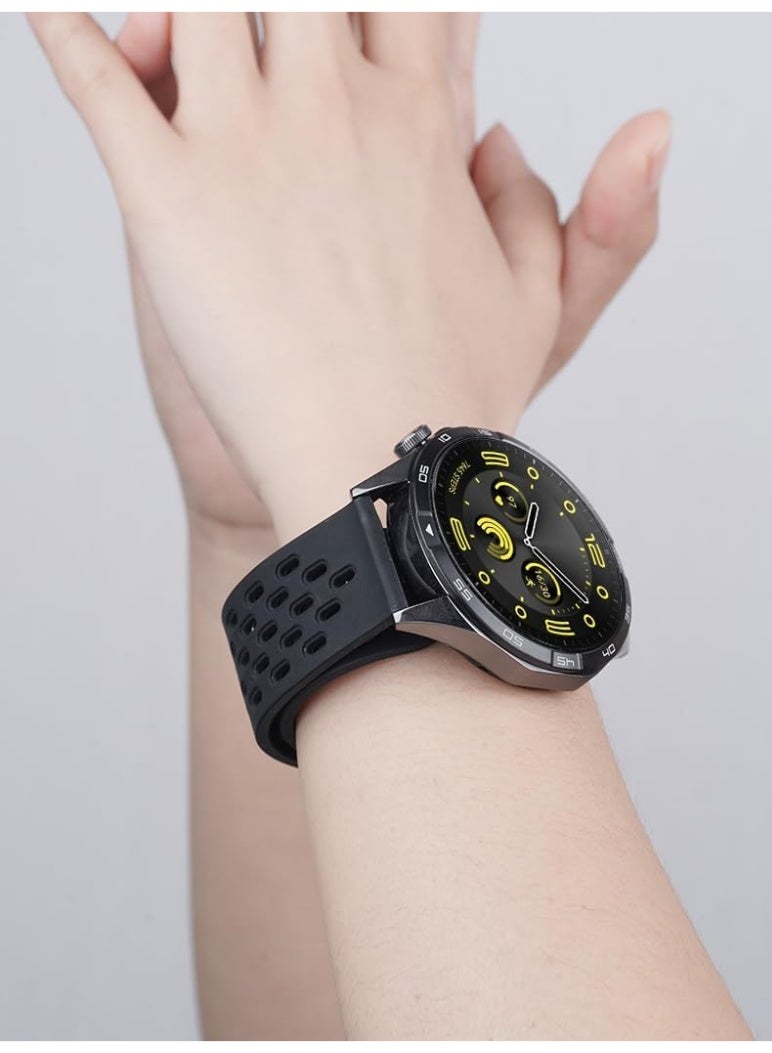 Strap Silicone Magnetic Buckle 20MM For Samsung Gear Sport/Watch 6/5/4/5 Pro 45mm/S2 classic/active 2 40mm 44mm/Amazfit GTS 2/2e/GTS 3/3 Pro/GTS 4/GTS 2 Mini/3 Mini/4 Mini/Bip 3/Bip 3 Pro - Image 2