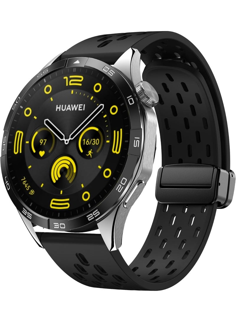 Strap Silicone Magnetic Buckle 20MM For Samsung Gear Sport/Watch 6/5/4/5 Pro 45mm/S2 classic/active 2 40mm 44mm/Amazfit GTS 2/2e/GTS 3/3 Pro/GTS 4/GTS 2 Mini/3 Mini/4 Mini/Bip 3/Bip 3 Pro - Image 4