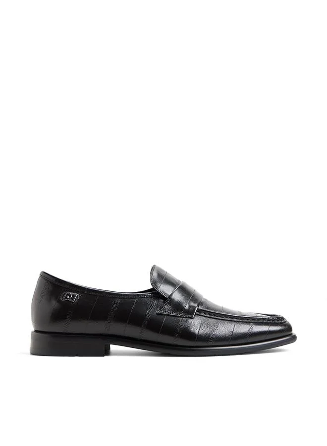 Emanuele Men's Black Loafers