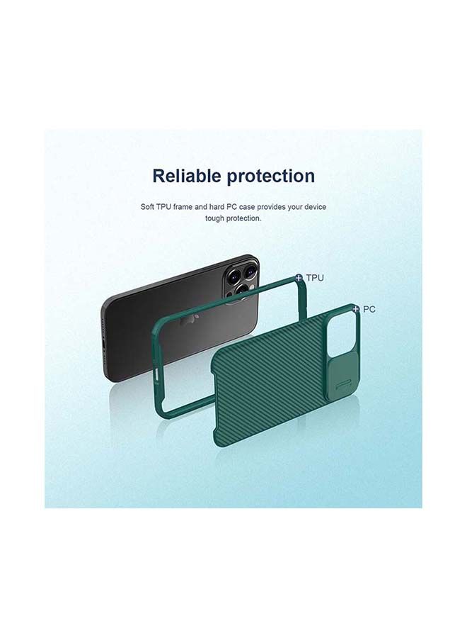 NIBEMINENT CamShield Pro With Camera Slide Protection For Apple iPhone 13 Max Blue  - Image 5