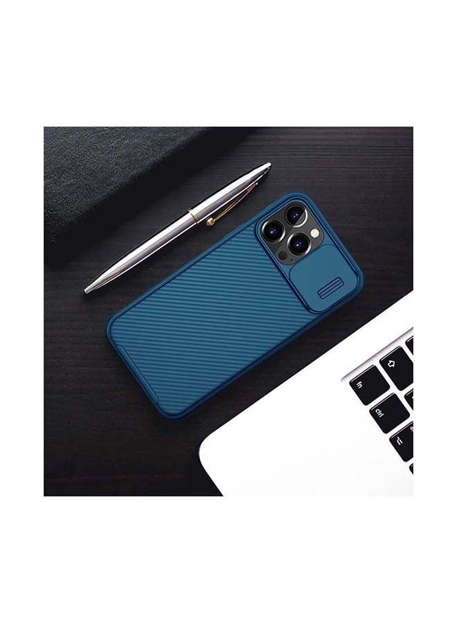 NIBEMINENT CamShield Pro With Camera Slide Protection For Apple iPhone 13 Max Blue  - Image 4