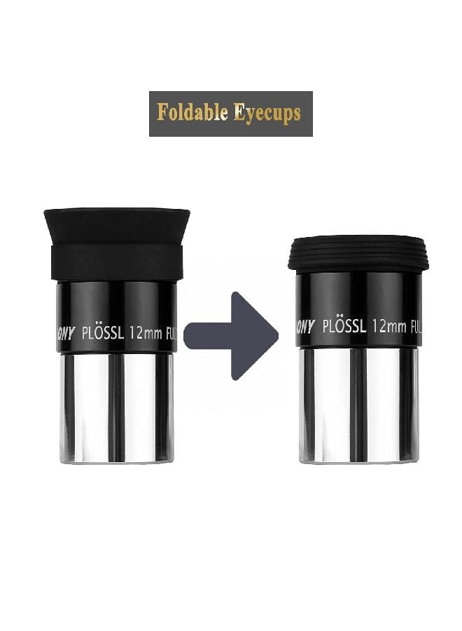 SVBONY SV131 Plossl Eyepiece, Telescope Eyepiece 12mm 1.25 Inch with 48 Degree Wide Field of View, HD Fully Multi-Coated Eyepieces for Observing Planet Lunar Surface  - Image 3