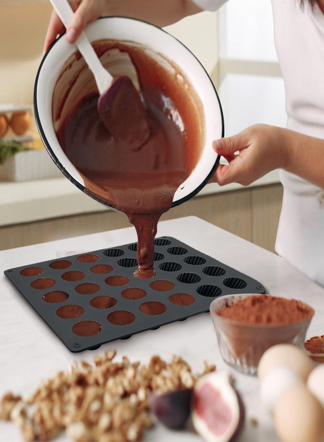 Inn Diary 2pcs Peanut Butter Cup Molds 30-Cup Butter Bites Mold Silicone Chocolate Candy Mold for Fat Bomb Chocolate Mini Peanut Butter Cup - Image 5