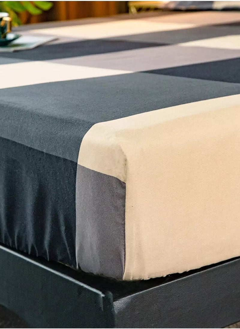 Generic Gingham Pattern Fitted Sheet  - Image 4