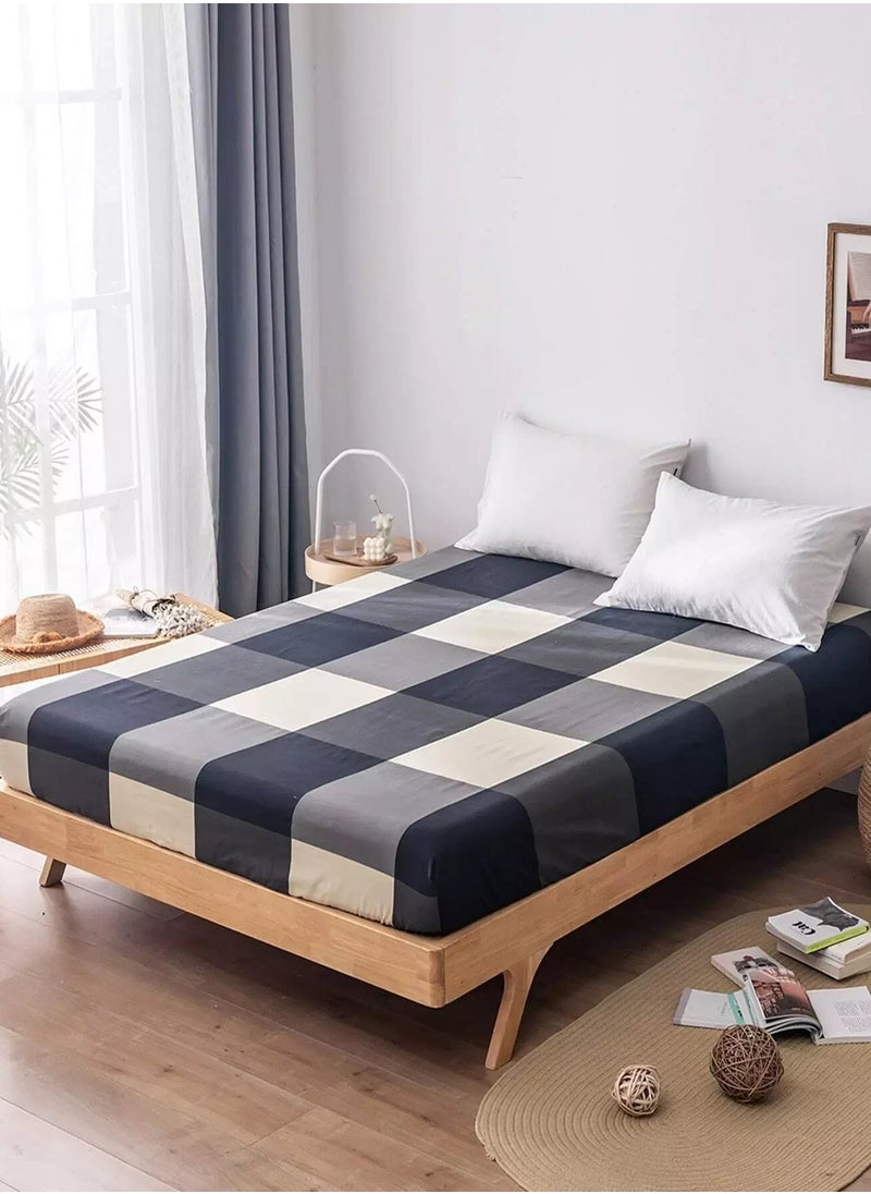 Generic Gingham Pattern Fitted Sheet  - Image 3
