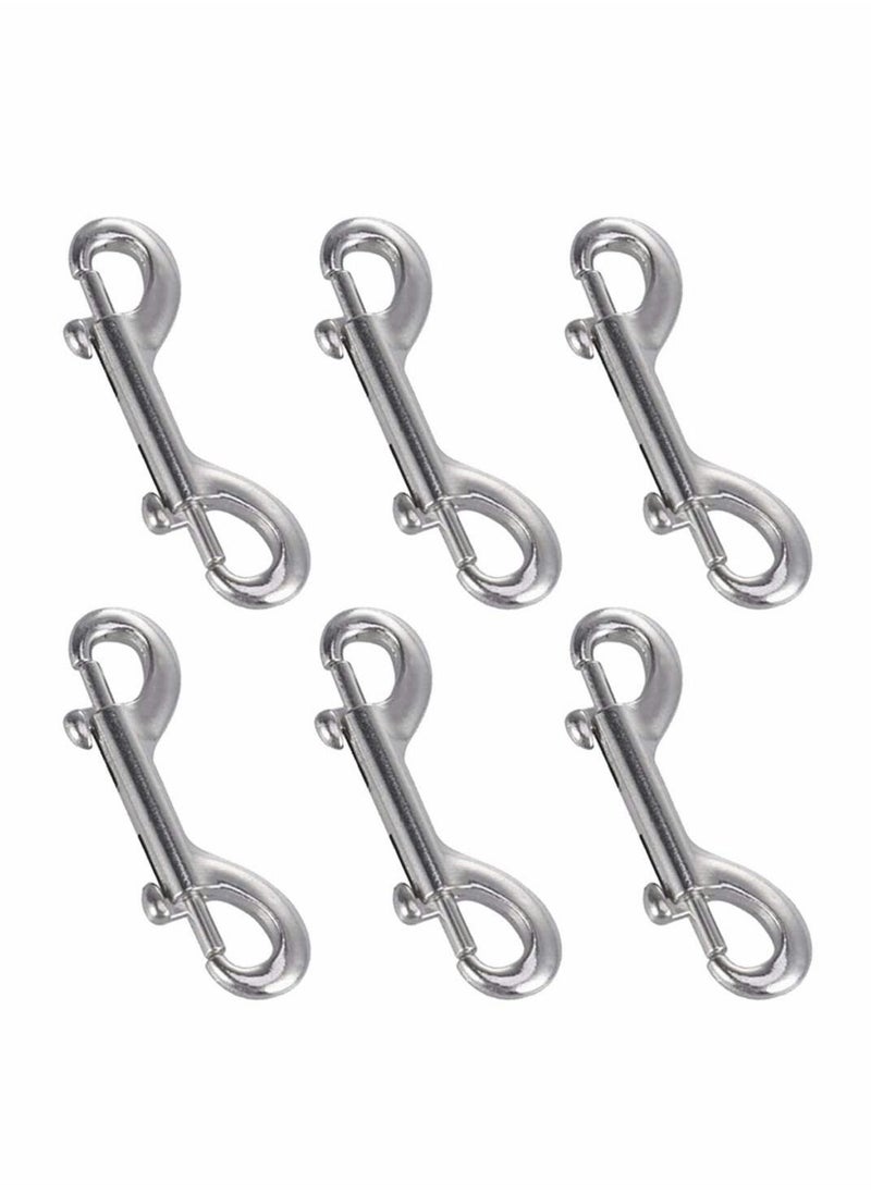 Y&D - Double Ended Bolt Snap Hooks, Stainless Steel End Heavy Duty Trigger Snaps for Water Bucket/Dog Leash/Pet Feed Bucket/Pet Hammock and More, Pack of 6(3.5inch) - Image 1