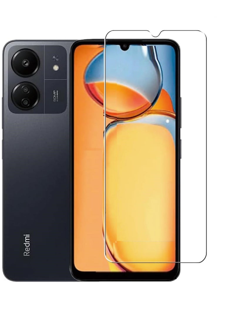 HEXABEX Tempered Glass for Redmi 13C Glass Screen Protector Compatible with Redmi 13C Clear  - Image 1