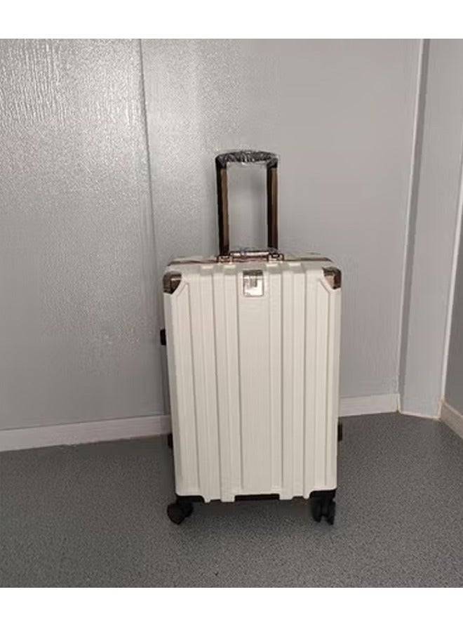 إن كي أكس حقيبة سفر أنيقة مصنوعة من الألومنيوم الصلب بعجلات بأربع عجلات دوارة مقاس 20 × 24 بوصة - Image 2