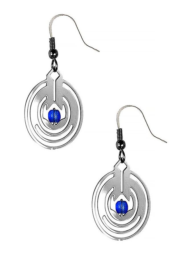 Frank Lloyd Wright April Showers II Earrings - Blue - Image 1
