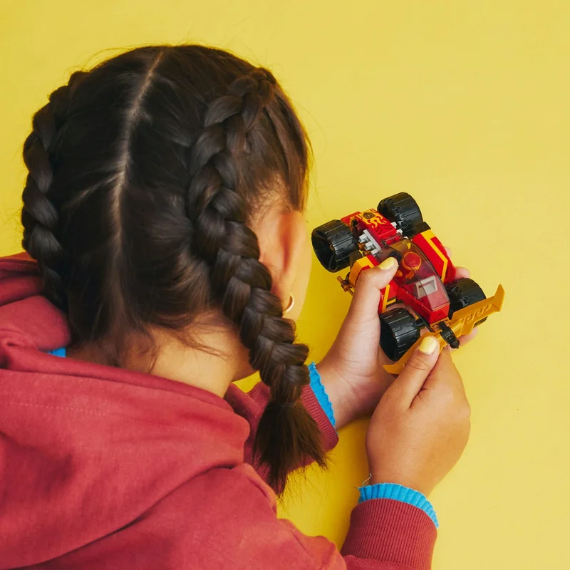 LEGO ® NINJAGO® Kai's Ninja Race Car Evo 71780 - Creative Toy Building Set with Car and Kai Minifigure for Kids Ages 6 and Up (94 Pieces)