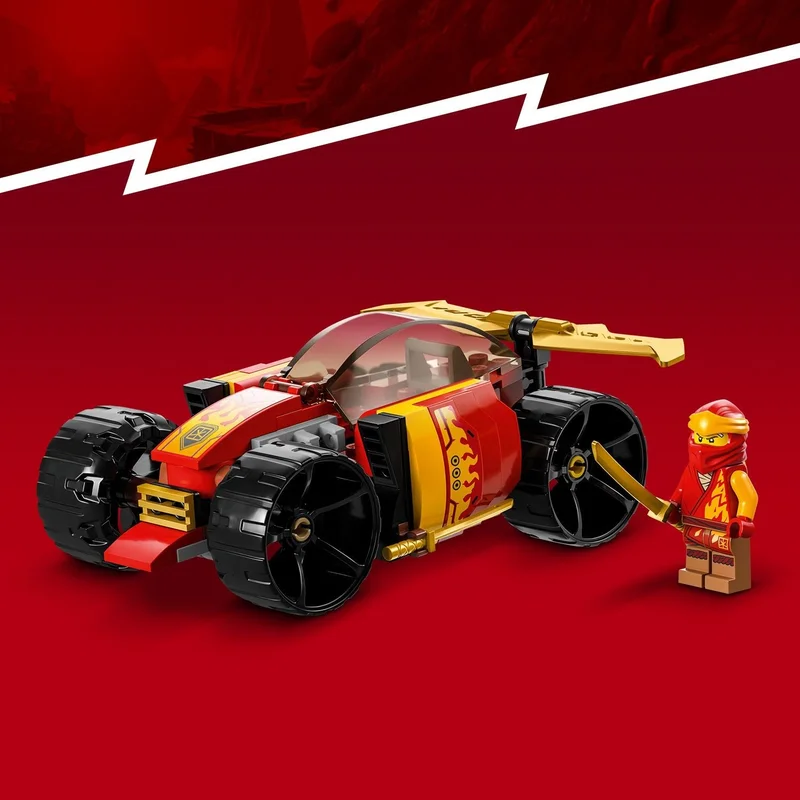 LEGO ® NINJAGO® Kai's Ninja Race Car Evo 71780 - Creative Toy Building Set with Car and Kai Minifigure for Kids Ages 6 and Up (94 Pieces)