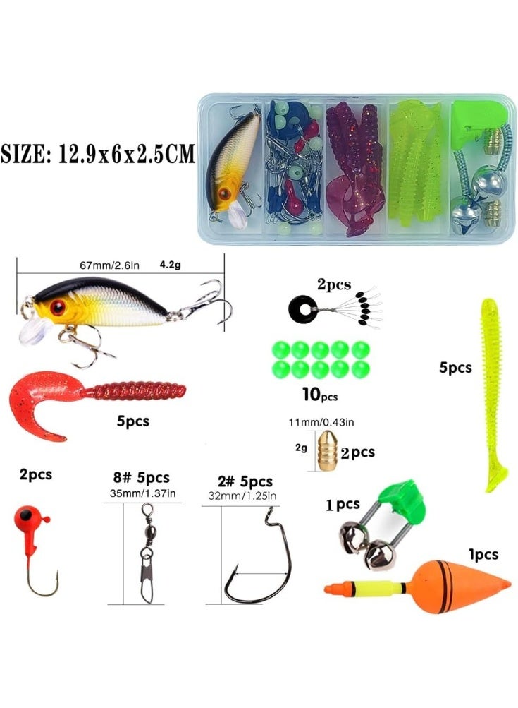 Bukela Fishing Gear Kit,1.8M Retractable Fishing Rod,5-Axes Fishing Reel,Fishing Lines,Complete Saltwater Freshwater Fishing Gear For Fisherman Fishing Enthusiast,Fishing Necessary Accessory - Image 2