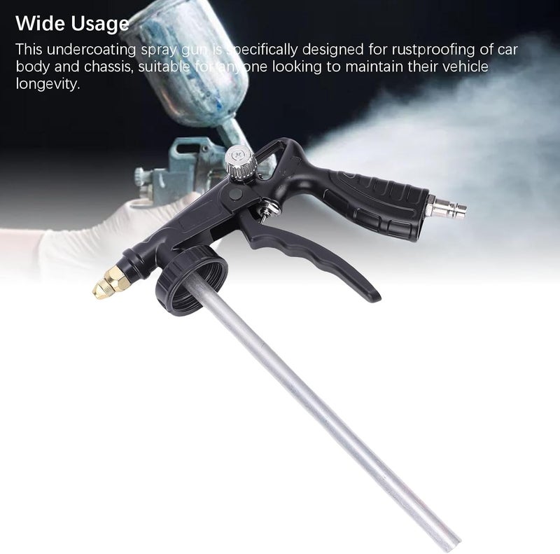 Undercoating Spray Car Water Cleaning Gun Engine Oil Cleaner Pneumatic Tool with Hose 70 PSI Rated Pressure 150 PSI Max - Image 3