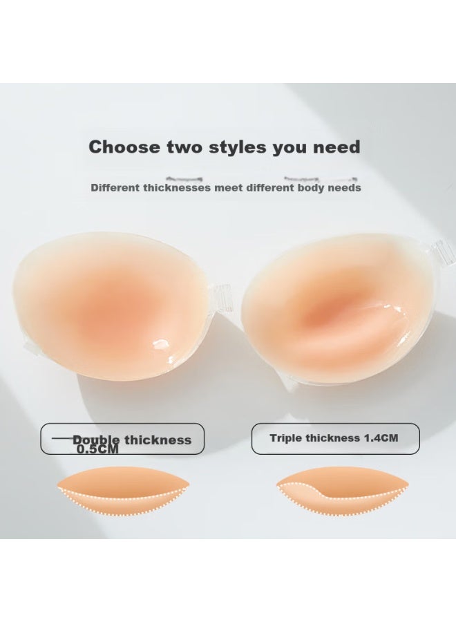 MIIOW Miiow Anti-nipple Show Adhesive Bra For Women, Invisible Wedding Strapless Seamless Bra  - Image 3