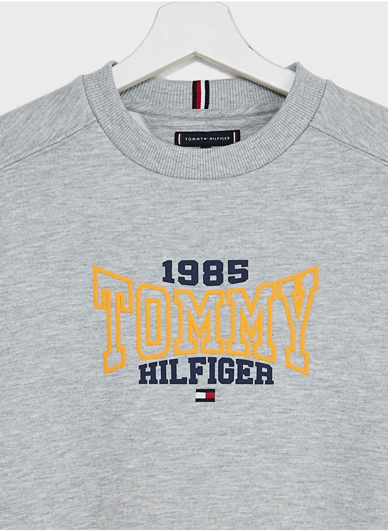 TOMMY HILFIGER - Kids Logo Sweatshirt - Image 1