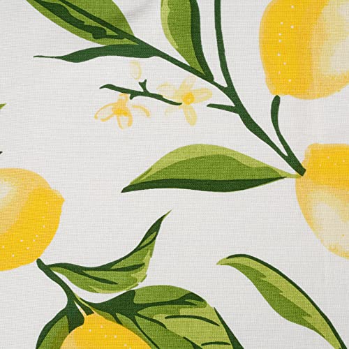 DII Lemon Bliss Tabletop Collection, Tablecloth, 70" Round - Image 2