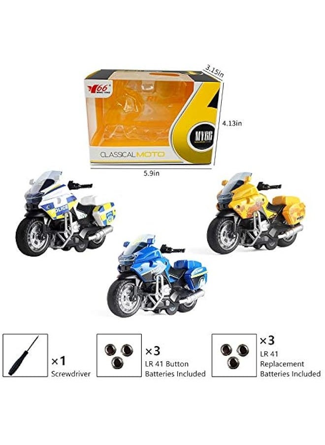 Police Motorcycle Toy - Pull Back Toy Motorcycle with Sound and Light Toy,Toy Motorcycles for Boy,Toys for 3-9 Year Old Boys (White) - pzsku/Z7405B6F5FED39F8784FDZ/45/_/1740023815/5e7ffa1b-6ef2-4052-b4e3-0c5f3c5aa020