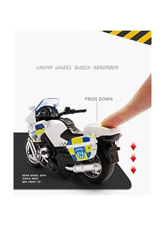 Police Motorcycle Toy - Pull Back Toy Motorcycle with Sound and Light Toy,Toy Motorcycles for Boy,Toys for 3-9 Year Old Boys (White) - pzsku/Z7405B6F5FED39F8784FDZ/45/_/1740023875/cfbc670c-1001-4b15-8aa3-17d78ba58766