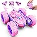Excitobo Remote Control CarRC Cars for 4 5 6 7 8 9 10 11 12 Year Old Girl Double Sided 360Flip 4WD Rechargeable Drift RC Race Car Girls Toys Birthday Gifts Easter Basket Stuffers for Kids Age 412 - Image 2