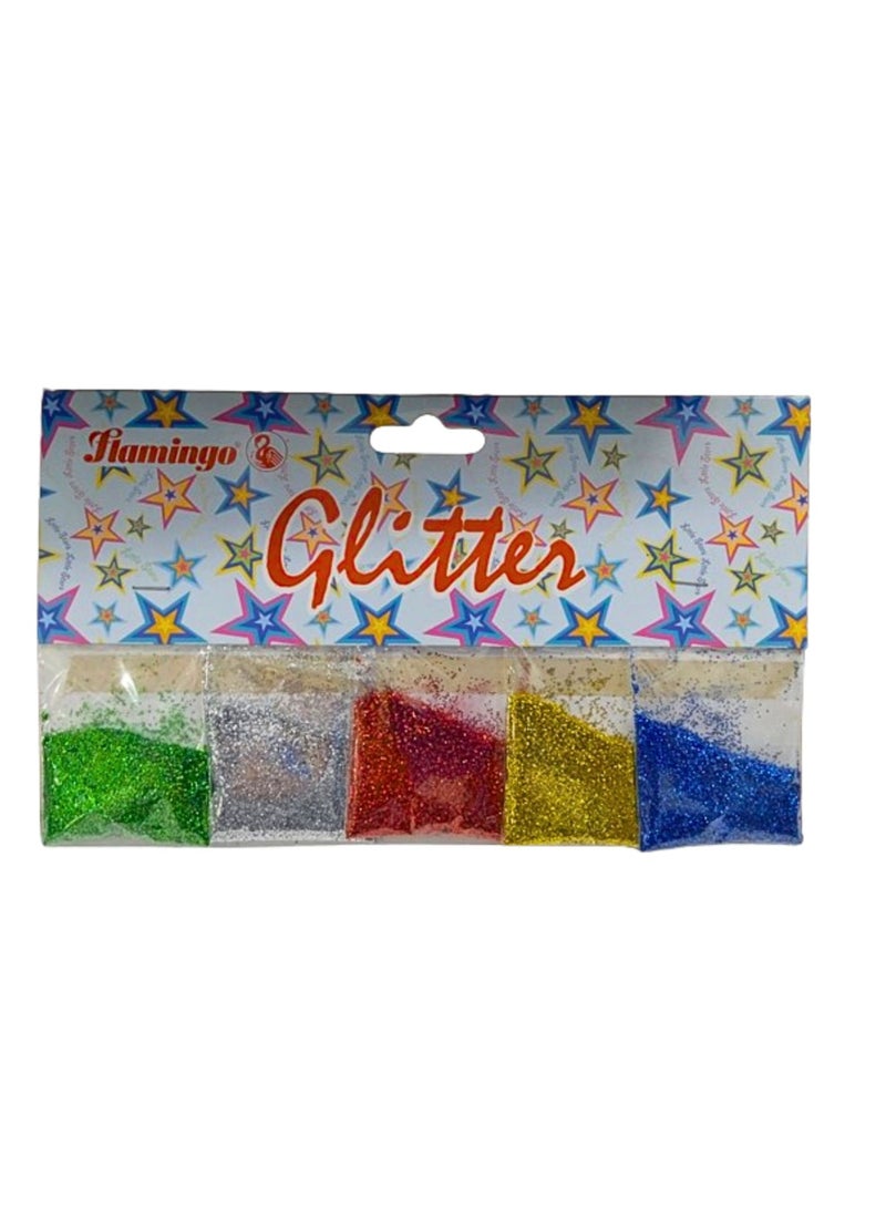 Flamingo عبوة لامعة من 5 ألوان متعددة - Image 2