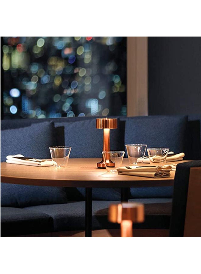 LED Table Lamp Metal Warm Lightning Gold 21x9x9cm - Image 3